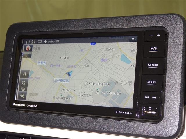 ムーヴキャンバス ストライプスＧ　衝突被害軽減システム　メモリーナビ　フルセグ　バックカメラ　ミュージックプレイヤー接続可　ＬＥＤヘッドランプ　両側電動スライド　スマートキー　キーレス　アイドリングストップ（10枚目）