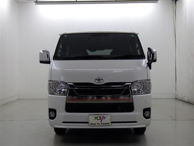 ハイエースバン スーパーＧＬ　ダークプライムＩＩ　衝突被害軽減システム　メモリーナビ　フルセグ　バックカメラ　ＥＴＣ　ドラレコ　ＣＤ　ミュージックプレイヤー接続可　ＤＶＤ再生　ＬＥＤヘッドランプ　両側電動スライド　スマートキー　キーレス　ディーゼル（4枚目）