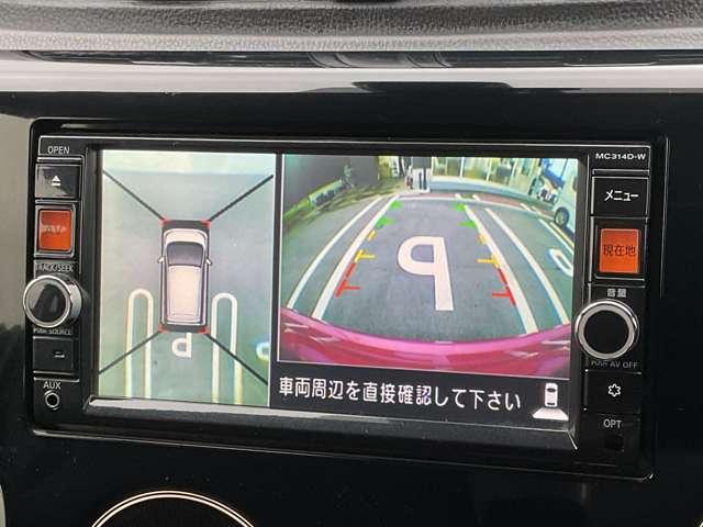 デイズ ６６０　ハイウェイスターＸ　Ｖセレクション　＋ＳａｆｅｔｙＩＩ　純正ナビ　全周囲カメラ　キセノンライト　Ｒカメ　キーフリーシステム　エアコン　スマトキー　パワステ　アイドリングストップ機能　アルミホイール　サイドカメラ　パワーウィンドウ　メモリーナビ　ＡＢＳ　ワンセグＴＶ　ナビテレビ　全周カメラ（3枚目）