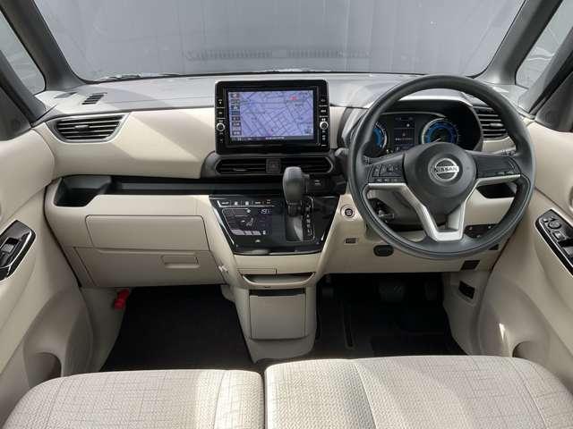 ルークス 660 X 大画面ナビ 全周囲カメラ 前後ドラレコ アラモニ 前後衝突軽減ブレーキ ワンオーナー車 スマートキー 定期点検記録簿 キーフリー ドライブレコーダー i-stop フルオートエアコン パワーウインドウ バックカメラ カーテンエアバッグ(4枚目)