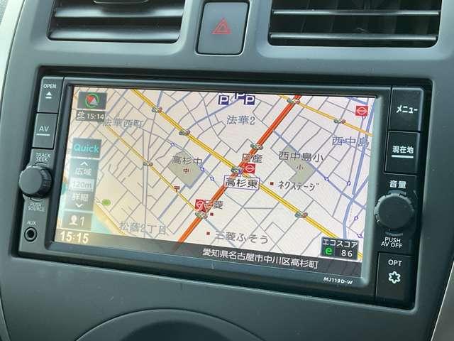 マーチ １．２　Ｘ　Ｖセレクション　インテリキー・ＥＴＣ・日産メモリーナビ（ＭＪ１１　ＥＴＣ車載器　スマートキー　オートエアコン　キーフリー　アイドリングストップ　Ｗエアバック　メンテナンスノート　ワンオーナー　ワンセグＴＶ　ＡＢＳ　パワーウィンドウ　パワーステアリング　メモリーナビ（3枚目）