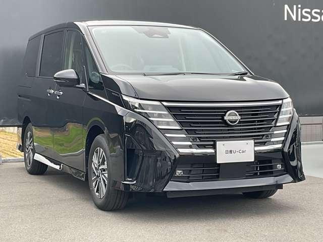 セレナ ２．０　ハイウェイスターＶ　雹害車両　プロパイロット　オーディオレス車　Ｗ電動スライド　レーダークルコン　レーンアシスト　ＬＥＤランプ　カーテンエアバッグ　アルミホイール　キーフリー　エアコン　バックカメラ　ＡＢＳ　禁煙　パワーウィンドウ　パワーステアリング　踏間違い防止（6枚目）