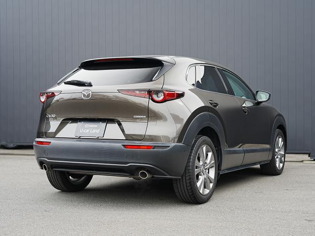 CX-30 20S Lパッケージ 衝突被害軽減システム アダプティブクルーズコントロール 全周囲カメラ オートマチックハイビーム 革シート 電動シート シートヒーター バックカメラ オートライト LEDヘッドランプ Bluetooth(2枚目)