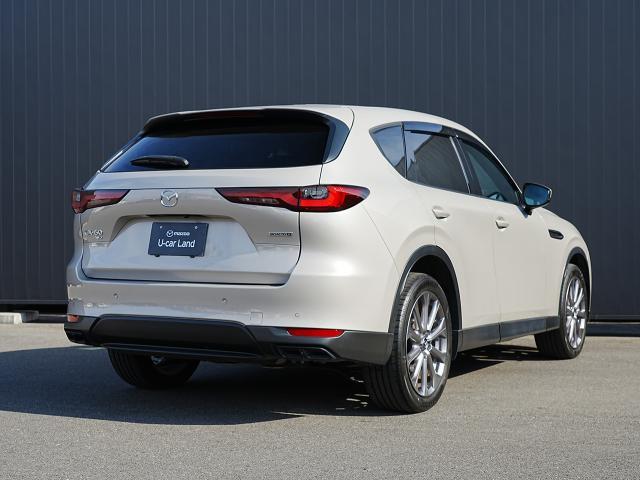 ＣＸ－６０ ２５Ｓ　エクスクルーシブモード　衝突被害軽減システム　アダプティブクルーズコントロール　全周囲カメラ　オートマチックハイビーム　サンルーフ　４ＷＤ　革シート　電動シート　シートヒーター　バックカメラ　オートライト　ＬＥＤヘッドランプ（2枚目）