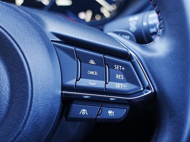 �X�e�A�����O�ɂ͊e��X�C�b�`��z�u�B����͎�ɃI�[�f�B�I�̑�����A�E��́u���[�_�[�N���[�Y�R���g���[���v�̑�����s���܂��B