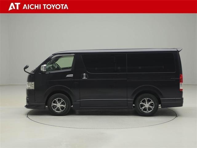 ハイエースバン スーパーＧＬ　ダークプライム　スマートキープッシュスタート　リアカメラ　エアロ　ダブルエアコン　横滑り防止機能　衝突軽減　エアコン　ＬＥＤライト　１００Ｖ電源　パワーウインドウ　エアバッグ　ＡＢＳ　助手席エアバック　ワンオーナー（3枚目）