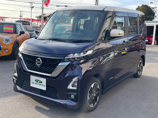 ルークス ハイウェイスター　Ｘ　エマージェンシーブレーキ　左側パワースライドドア　純正ＳＤナビ　アラウンドビューモニター　ＥＴＣ　ドライブレコーダー　ＬＥＤヘッドライト　スマートキー　プッシュスタート（4枚目）