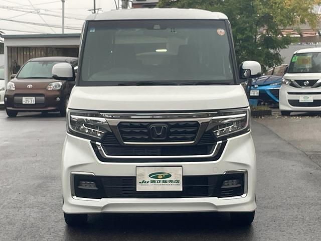 Ｎ－ＢＯＸカスタム Ｌ　衝突被害軽減ブレーキ　左側パワースライドドア　ＳＤナビ　フルセグＴＶ　バックカメラ　ＥＴＣ　ドライブレコーダー　Ｂｌｕｅｔｏｏｔｈ接続　クルーズコントロール　シートヒーター　ＬＥＤヘッドライト（3枚目）