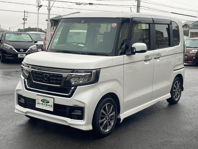 Ｎ－ＢＯＸカスタム Ｌ　衝突被害軽減ブレーキ　左側パワースライドドア　ＳＤナビ　フルセグＴＶ　バックカメラ　ＥＴＣ　ドライブレコーダー　Ｂｌｕｅｔｏｏｔｈ接続　クルーズコントロール　シートヒーター　ＬＥＤヘッドライト（4枚目）