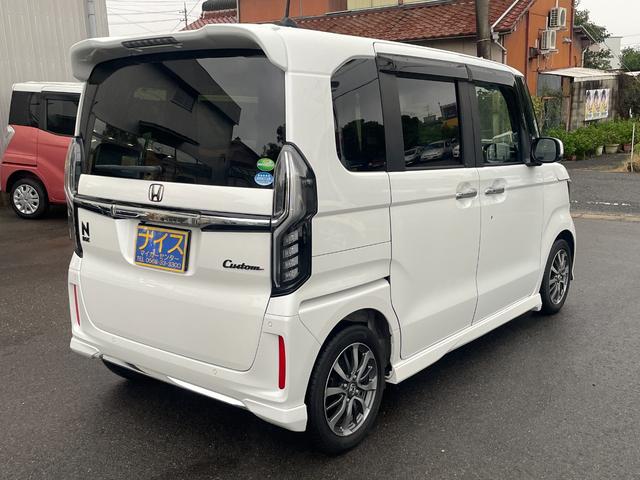 Ｎ－ＢＯＸカスタム Ｌ　衝突被害軽減ブレーキ　左側パワースライドドア　ＳＤナビ　フルセグＴＶ　バックカメラ　ＥＴＣ　ドライブレコーダー　Ｂｌｕｅｔｏｏｔｈ接続　クルーズコントロール　シートヒーター　ＬＥＤヘッドライト（8枚目）