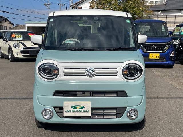 ワゴンRスマイル ハイブリッドX 衝突被害軽減ブレーキ 両側パワースライドドア 純正メモリーナビ フルセグTV アラウンドビューモニター ETC Bluetooth接続 クルーズコントロール シートヒーター LEDヘッドライト(3枚目)