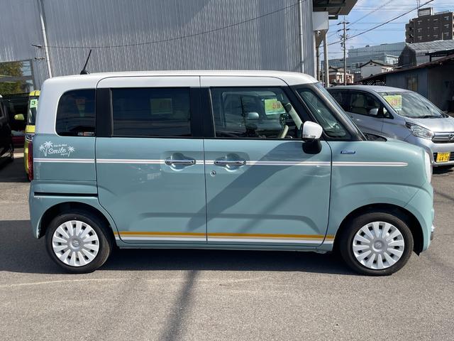 ワゴンRスマイル ハイブリッドX 衝突被害軽減ブレーキ 両側パワースライドドア 純正メモリーナビ フルセグTV アラウンドビューモニター ETC Bluetooth接続 クルーズコントロール シートヒーター LEDヘッドライト(9枚目)
