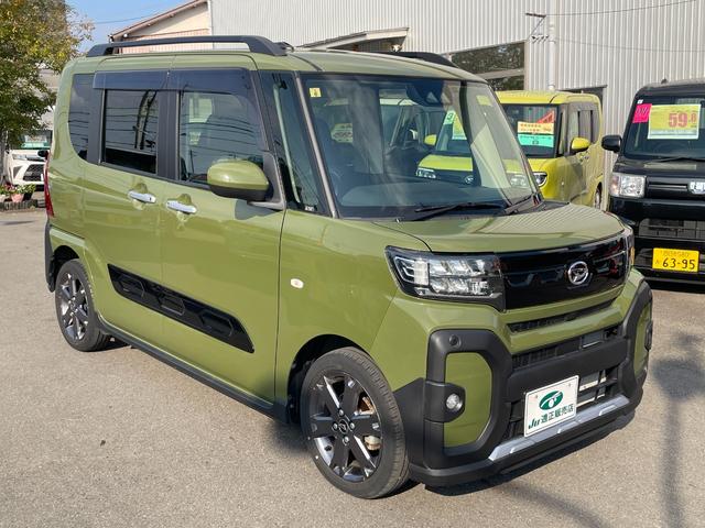 タント ファンクロスターボ 衝突被害軽減ブレーキ 両側パワースライドドア ディスプレイオーディオ フルセグTV バックカメラ ETC ドライブレコーダー Bluetooth接続 シートヒーター LEDヘッドライト(10枚目)