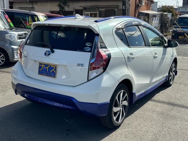 アクア Ｘ－アーバン　ＳＤナビ　ワンセグＴＶ　バックカメラ　ドライブレコーダー　Ｂｌｕｅｔｏｏｔｈ接続　ＬＥＤヘッドライト　ハーフレザーシート　スマートキー　プッシュスタート（7枚目）