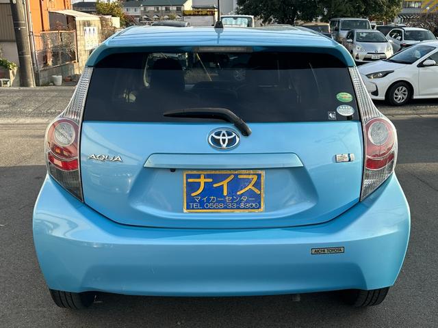 アクア Ｇ　ＳＤナビ　フルセグＴＶ　バックカメラ　ドライブレコーダー　Ｂｌｕｅｔｏｏｔｈ接続　キーレスキー（7枚目）