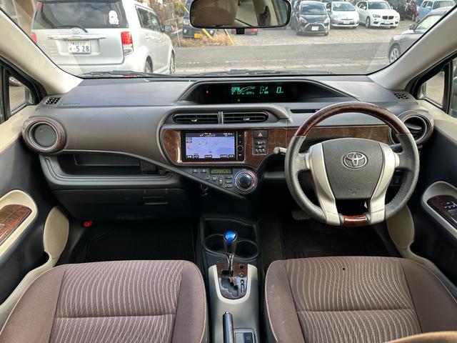 アクア Ｇ　ＳＤナビ　フルセグＴＶ　バックカメラ　ドライブレコーダー　Ｂｌｕｅｔｏｏｔｈ接続　キーレスキー（16枚目）