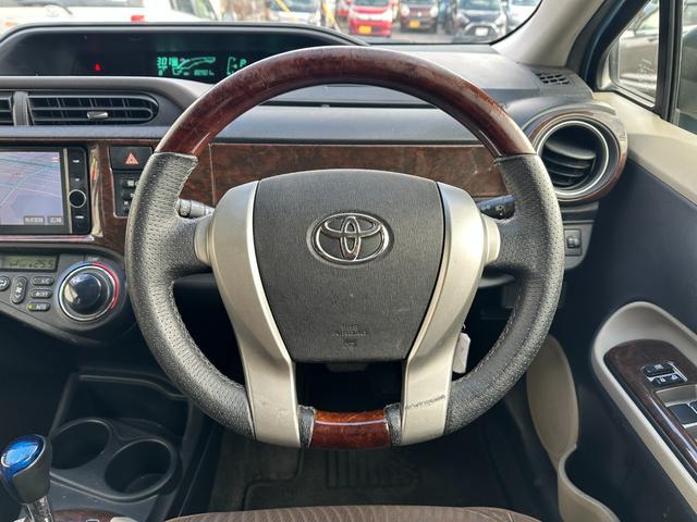 アクア Ｇ　ＳＤナビ　フルセグＴＶ　バックカメラ　ドライブレコーダー　Ｂｌｕｅｔｏｏｔｈ接続　キーレスキー（18枚目）