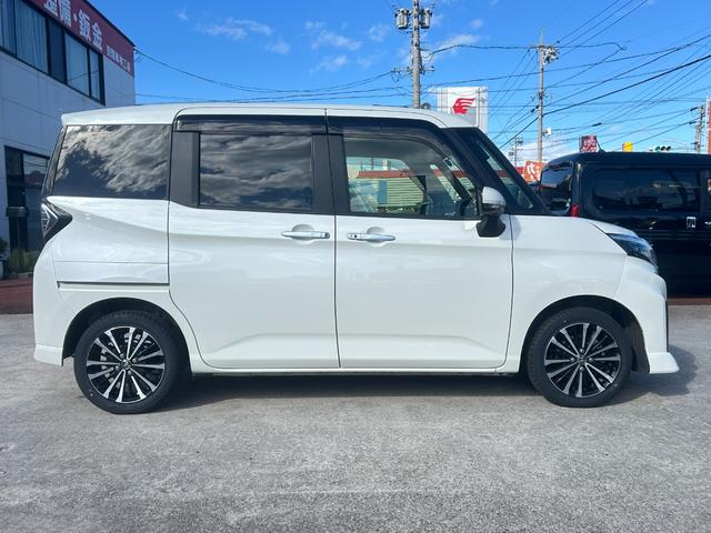 ルーミー カスタムG-T 純正ナビ フルセグTV バックカメラ 両側パワースライドドア プッシュスタート スマートキー LEDヘッドライト フォグランプ 運転席&助手席シートヒーター 前後ドラレコ クルコン 電動パーキング(4枚目)