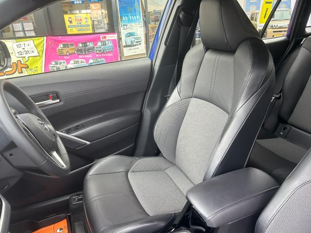 カローラクロス ハイブリッド Z トヨタセーフティセンス 純正9インチディスプレイ フルセグ パノラマモニター LEDヘッド&フォグランプ プッシュスタート Pバックドア BSM シートヒーター ドラレコ ETC AC100V(45枚目)