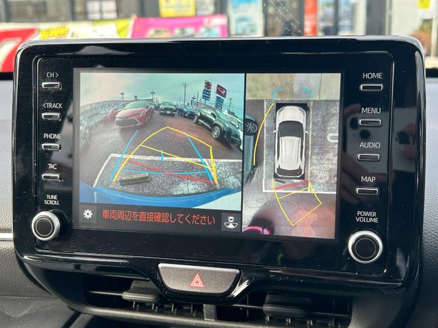 ヤリスクロス ハイブリッドＺ　アドベンチャー　純正ディスプレイオーディオ　ナビ　パノラマモニター　トヨタセーフティセンス　ＢＳＭ　パーキングサポートブレーキ　シートヒーター　ステアリングヒーター　ルーフレール　ＬＥＤヘッド　ハーフレザーシート（13枚目）