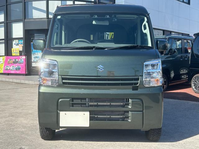 エブリイ ＰＣ　デュアルカメラブレーキサポート　５速マニュアル　ナビ　フルセグＴＶ　ＬＥＤヘッドライト　社外アルミ　前後ドラレコ　キーレス　シートヒーター　電動格納ドアミラー　ワンオーナー（2枚目）