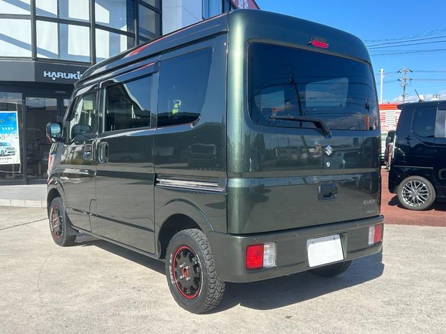 エブリイ ＰＣ　デュアルカメラブレーキサポート　５速マニュアル　ナビ　フルセグＴＶ　ＬＥＤヘッドライト　社外アルミ　前後ドラレコ　キーレス　シートヒーター　電動格納ドアミラー　ワンオーナー（7枚目）