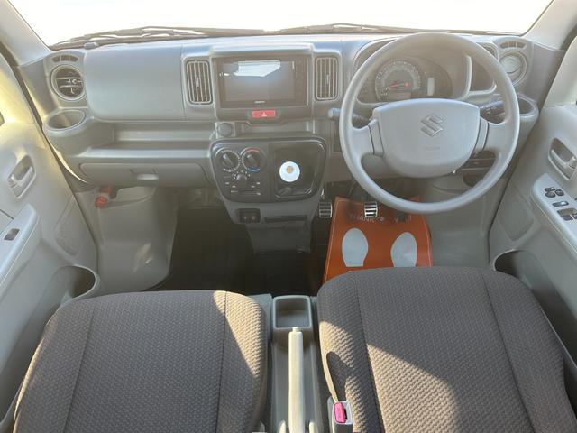 エブリイ ＰＣ　デュアルカメラブレーキサポート　５速マニュアル　ナビ　フルセグＴＶ　ＬＥＤヘッドライト　社外アルミ　前後ドラレコ　キーレス　シートヒーター　電動格納ドアミラー　ワンオーナー（9枚目）