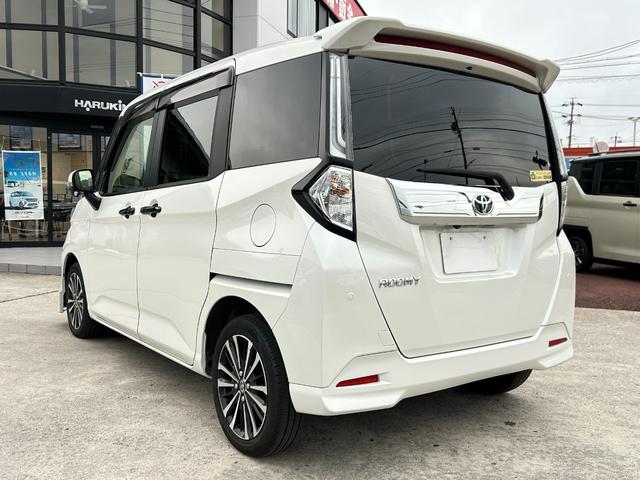 ルーミー カスタムG-T スマートアシスト 9インチナビ フルセグTV パノラマモニター 両パワースライドドア LEDヘッドライト フォグランプ プッシュスタート スマートキー フロントモデリスタエアロ 茶革調シートフルカバー(7枚目)