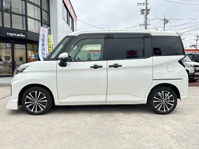 ルーミー カスタムG-T スマートアシスト 9インチナビ フルセグTV パノラマモニター 両パワースライドドア LEDヘッドライト フォグランプ プッシュスタート スマートキー フロントモデリスタエアロ 茶革調シートフルカバー(8枚目)