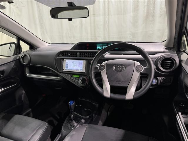 アクア Gブラックソフトレザーセレクション メモリーナビ ワンセグ バックカメラ CD スマートキー キーレス ハイブリッド(8枚目)