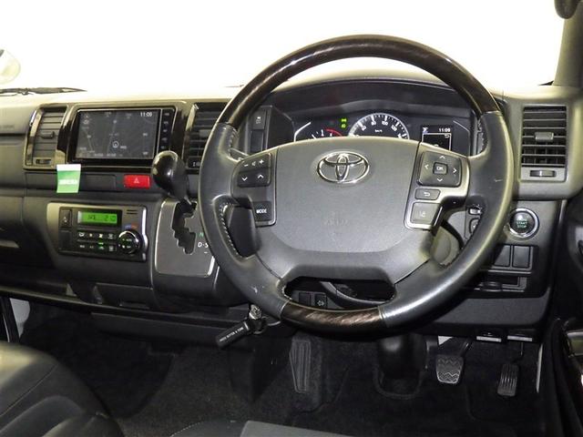 ハイエースバン スーパーGL ダークプライムII 衝突被害軽減システム メモリーナビ フルセグ バックカメラ ETC ドラレコ CD ミュージックプレイヤー接続可 LEDヘッドランプ スマートキー キーレス ディーゼル(8枚目)