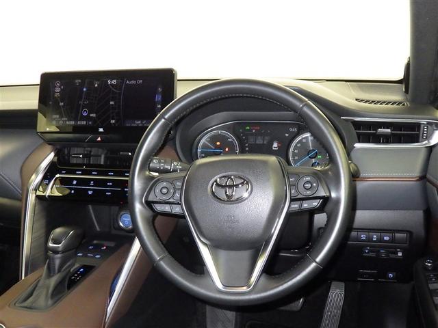 ハリアーハイブリッド Z 衝突被害軽減システム メモリーナビ フルセグ バックカメラ ETC ドラレコ ミュージックプレイヤー接続可 電動シート オートクルーズコントロール LEDヘッドランプ スマートキー キーレス 4WD(8枚目)