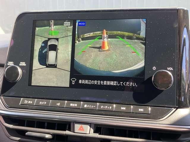 ノート １．２　Ｘ　※雹害未使用車／プロパイロット／メーカー純　リアカメラ　衝突被害軽減ブレ－キ　クルーズコントロール　全方位カメラ　ＥＴＣ付　ＬＥＤヘッドライト　レーンアシスト　インテリジェントキー　アイドリングストップ　盗難防止システム　ワンセグＴＶ　ＴＶナビ（7枚目）