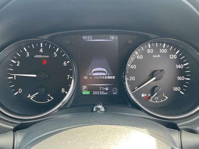 エクストレイル 2.0 20Xi 2列車 プロパイロット/メモリーナビMM320D-L/ドラ アイドリングストップ車 LEDヘットライト Rカメラ インテリキー レーンキープアシスト ETC ドライブレコーダー 記録簿 キーフリー 1オーナー TVナビ オートエアコン アルミホイール ABS(7枚目)