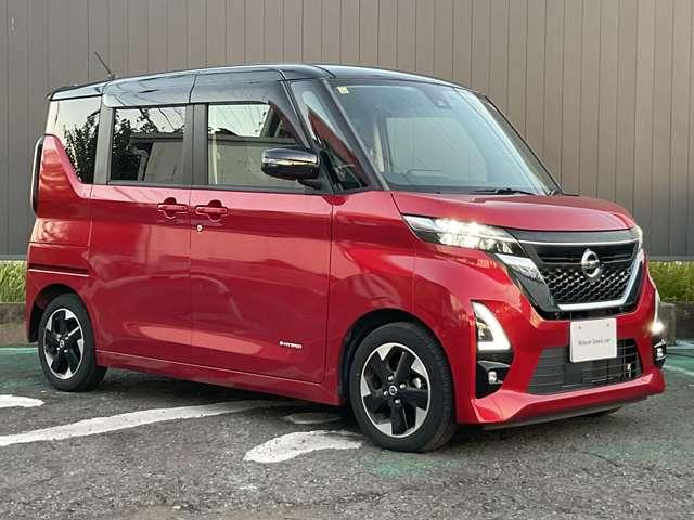 ルークス 660 ハイウェイスターX メモリーナビMM320D-L/アラウンドビューモ アイスト 衝突被害軽減ブレ-キ マルチビューカメラ 車線逸脱警報装置 ETC LED スマートキー パワーウィンドウ カーテンエアバック ドライブレコーダー ナビTV バックカメラ 記録簿 パワステ(10枚目)