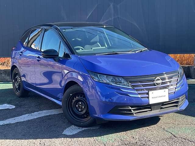 ノート １．２　Ｘ　※雹害未使用車／日産コネクトナビ／ＳＯＳコー　リアカメラ　衝突被害軽減ブレ－キ　全方位カメラ　ＥＴＣ付　ＬＥＤヘッドライト　レーンアシスト　インテリジェントキー　ワンセグＴＶ　ＴＶナビ　サイドカーテンエアバック　サイドカメラ　メモリーナビ　ＡＢＳ（4枚目）