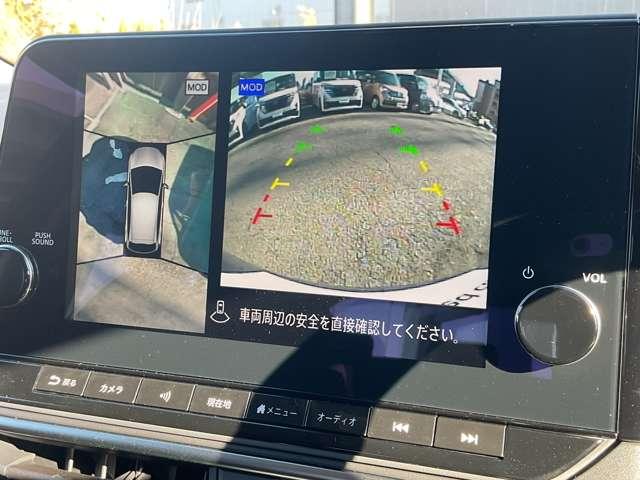 ノート １．２　Ｘ　※雹害未使用車／日産コネクトナビ／ＳＯＳコー　リアカメラ　衝突被害軽減ブレ－キ　全方位カメラ　ＥＴＣ付　ＬＥＤヘッドライト　レーンアシスト　インテリジェントキー　ワンセグＴＶ　ＴＶナビ　サイドカーテンエアバック　サイドカメラ　メモリーナビ　ＡＢＳ（15枚目）