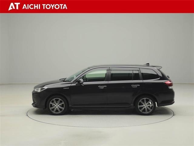 カローラフィールダー ハイブリッドG ダブルバイビー PCS インテリキー 横滑防止 ミュージックプレイヤー接続可 フルセグTV LEDヘッドライト オートエアコン ワンオーナー ETC DVD再生 アルミホイール キーフリーシステム サイドエアバッグ(3枚目)