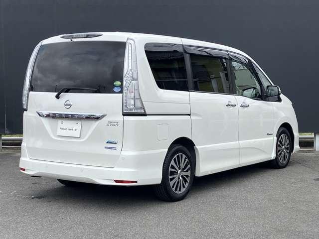 セレナ 2.0 ハイウェイスター S-HYBRID アドバンストセーフティ パッケージ クルーズコントロール エマージェンシーブ 衝突軽減B パワーステアリング ワンセグTV 車線逸脱防止 スマートキー キーフリー ETC AW ワンオーナー アイドリングストップ 記録簿 ナビTV AC ABS サイドカメラ メモリーナビ PW(2枚目)