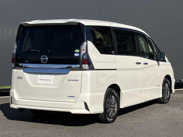 セレナ 1.2 e-POWER ハイウェイスター V プロパイロット 後席モニター 大画面純正 360°カメラ エマジェンシーブレーキ 1オナ パーキングアシスト スマキー バックカメラ LED レーンアシスト 点検記録簿付 ETC ドラレコ Aストップ イモビ サイドカーテンエアバック ABS(2枚目)