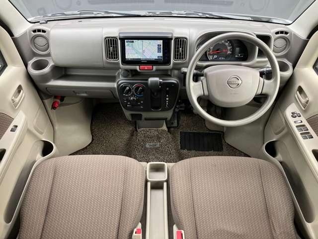 NV100クリッパーバン 660 GX ハイルーフ 衝突被害軽減ブレーキ ケンウッド社外ナビ キーレスエントリーキー パワーウィンドー 助手席エアバック エアコン ワンオーナー ETC レーンアシスト 運転席エアバック パワステ ABS 寒冷地仕様 ワンセグ デュアルカメラブレーキS(4枚目)