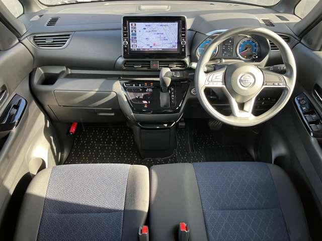 ルークス ６６０　ハイウェイスターＸ　大画面純正ナビ　前後ドライブレコーダー　アイスト　衝突被害軽減ブレ－キ　マルチビューカメラ　車線逸脱警報装置　ＥＴＣ　ＬＥＤ　スマートキー　パワーウィンドウ　ワンオーナー　カーテンエアバック　ドライブレコーダー　ナビＴＶ　バックカメラ（4枚目）