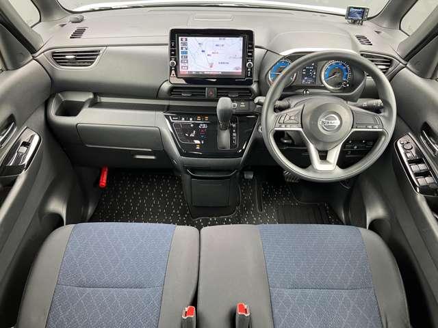 ルークス ６６０　ハイウェイスターＸ　大画面純正ナビ　ドライブレコーダー　アイスト　衝突被害軽減ブレ－キ　マルチビューカメラ　車線逸脱警報装置　ＥＴＣ　ＬＥＤ　スマートキー　パワーウィンドウ　ワンオーナー　カーテンエアバック　ドライブレコーダー　ナビＴＶ　バックカメラ（4枚目）