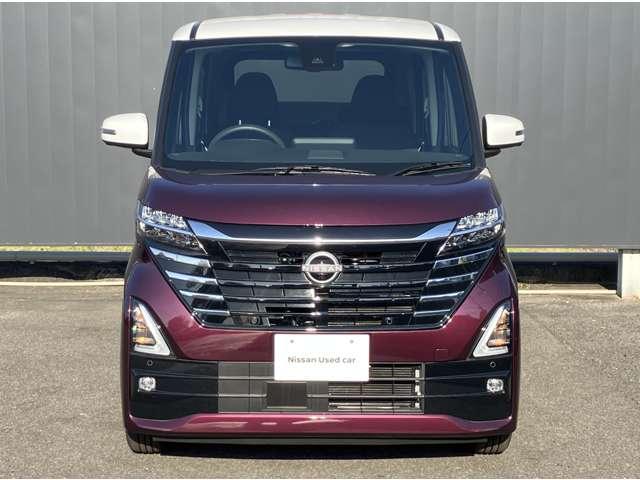 ルークス ６６０　ハイウェイスターＸ　※雹害車※　エマージェンシーブレーキ　踏　アイスト　衝突被害軽減ブレ－キ　助手席側オートスライドドア　マルチビューカメラ　車線逸脱警報装置　ＬＥＤ　スマートキー　パワーウィンドウ　カーテンエアバック　バックカメラ　記録簿　パワステ　キーフリ（17枚目）