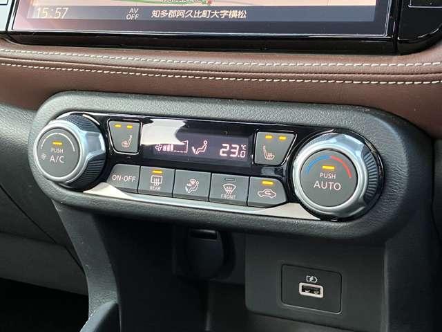 キックス １．２　Ｘ　ツートーン　インテリアエディション　（ｅ－ＰＯＷＥＲ）　※雹害車※　プロパイロット　エマージェン　レーダークルーズ　被害軽減ブレーキ　ＬＥＤヘッドライト　アラウンドビューモニター　インテリジェントキー　ドラレコ　ＥＴＣ　メモリ－ナビ　エアコン　パワステ　キーレス　パワーウィンドウ　ＡＢＳ　車線逸脱（16枚目）