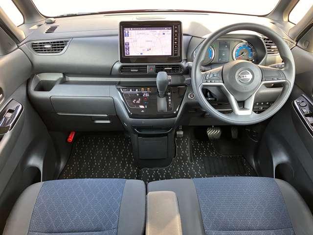 ルークス 660 ハイウェイスターX 純正ナビ 前後ドラレコー 電動スライドド アイスト 衝突被害軽減ブレ-キ マルチビューカメラ 車線逸脱警報装置 ETC LED スマートキー パワーウィンドウ ワンオーナー カーテンエアバック ドライブレコーダー ナビTV バックカメラ(4枚目)