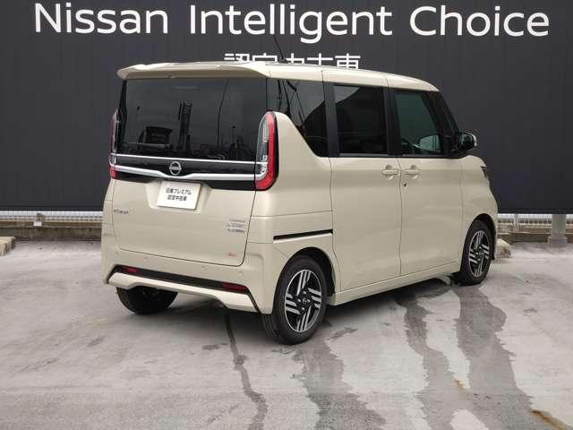 ルークス 660 ハイウェイスターX プロパイロットエディション 弊社元社用車/両側電動スライド/9インチナビ 自動車専用道路で先行車両との車間距離を一定に保つようにハンドル操作を支援し、ドライバーの運転をサポートする、同一車線運転支援技術「プロパイロット」搭載(2枚目)