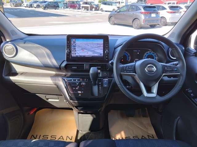 デイズ 660 ハイウェイスターGターボ プロパイロットエディション 9インチナビ/アラウンドモニター/LEDヘッド 自動車専用道路で先行車両との車間距離を一定に保つようにハンドル操作を支援し、ドライバーの運転をサポートする、同一車線運転支援技術「プロパイロット」搭載(4枚目)