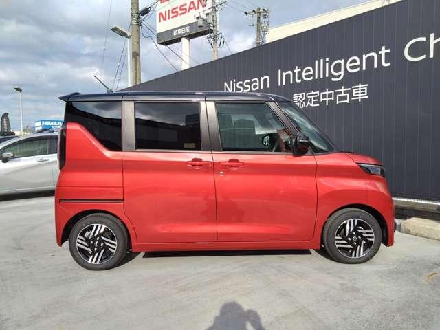 ルークス ６６０　ハイウェイスターＸ　プロパイロットエディション　元試乗車／両側電動スライドドア／アラウンドビュー　自動車専用道路で先行車両との車間距離を一定に保つようにハンドル操作を支援し、ドライバーの運転をサポートする、同一車線運転支援技術「プロパイロット」搭載（80枚目）