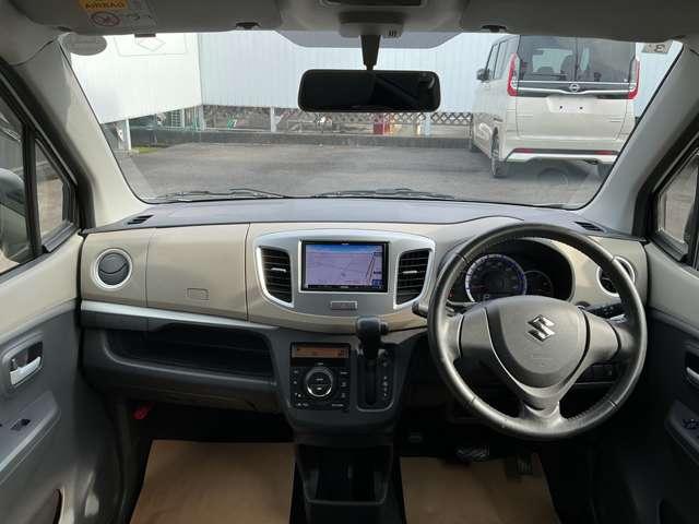 ワゴンR FXリミテッド 660 FX リミテッド イクリプスメモリーナビ・ワンセグTV・ インテリジェントキ- オ-トエアコン アルミホイ-ル アイドリングストップ(4枚目)